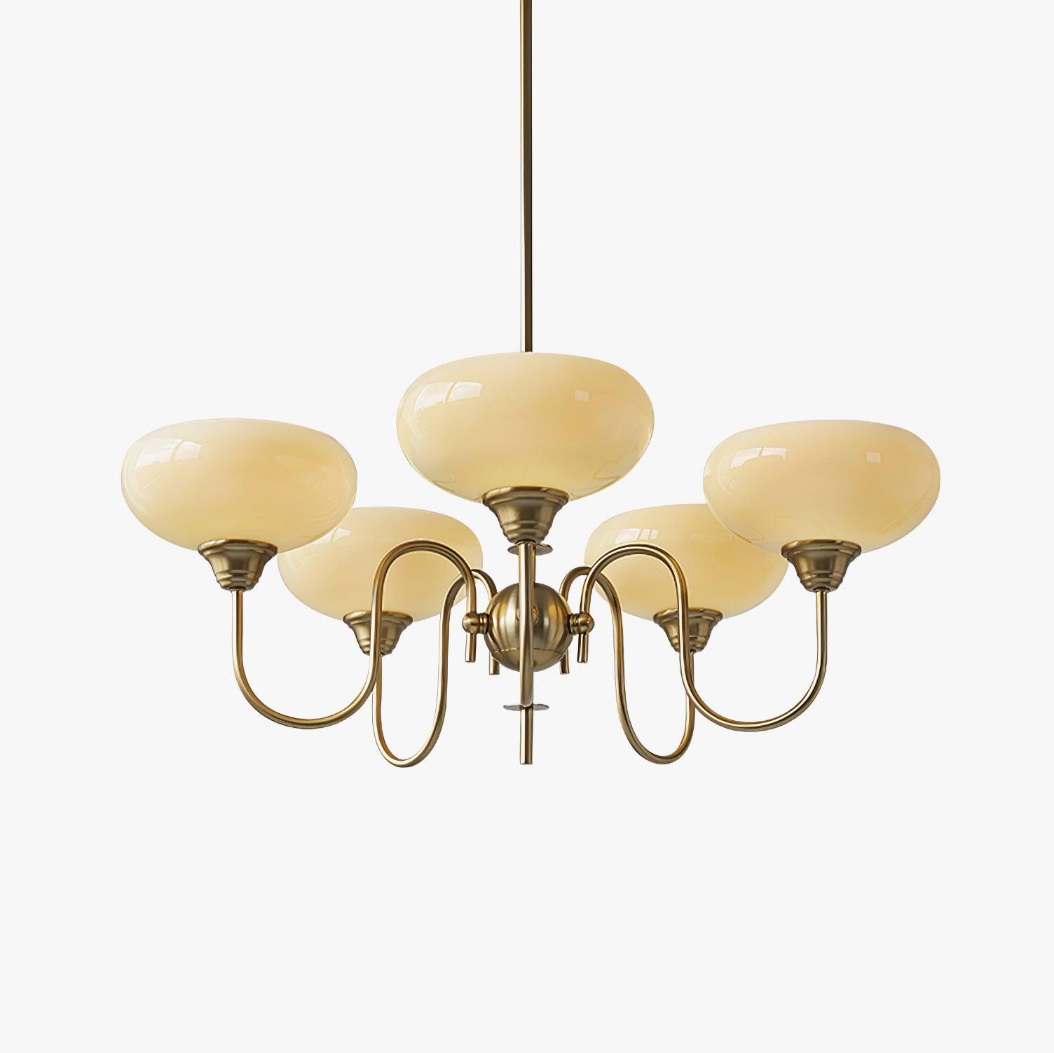 Creamy Persimmon Chandelier - Lamp Outdoor