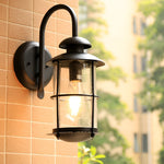 Creative Glass Waterproof LED Black Modern Plug in Wall Sconce Lighting - Lamp Outdoor