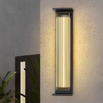 Creative Strip Waterproof Black Modern LED Wall Lamp Outdoor Wall Lights - Lamp Outdoor