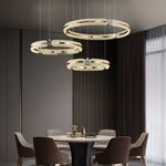 Aurora Chandelier Creative Ring - Lamp Outdoor
