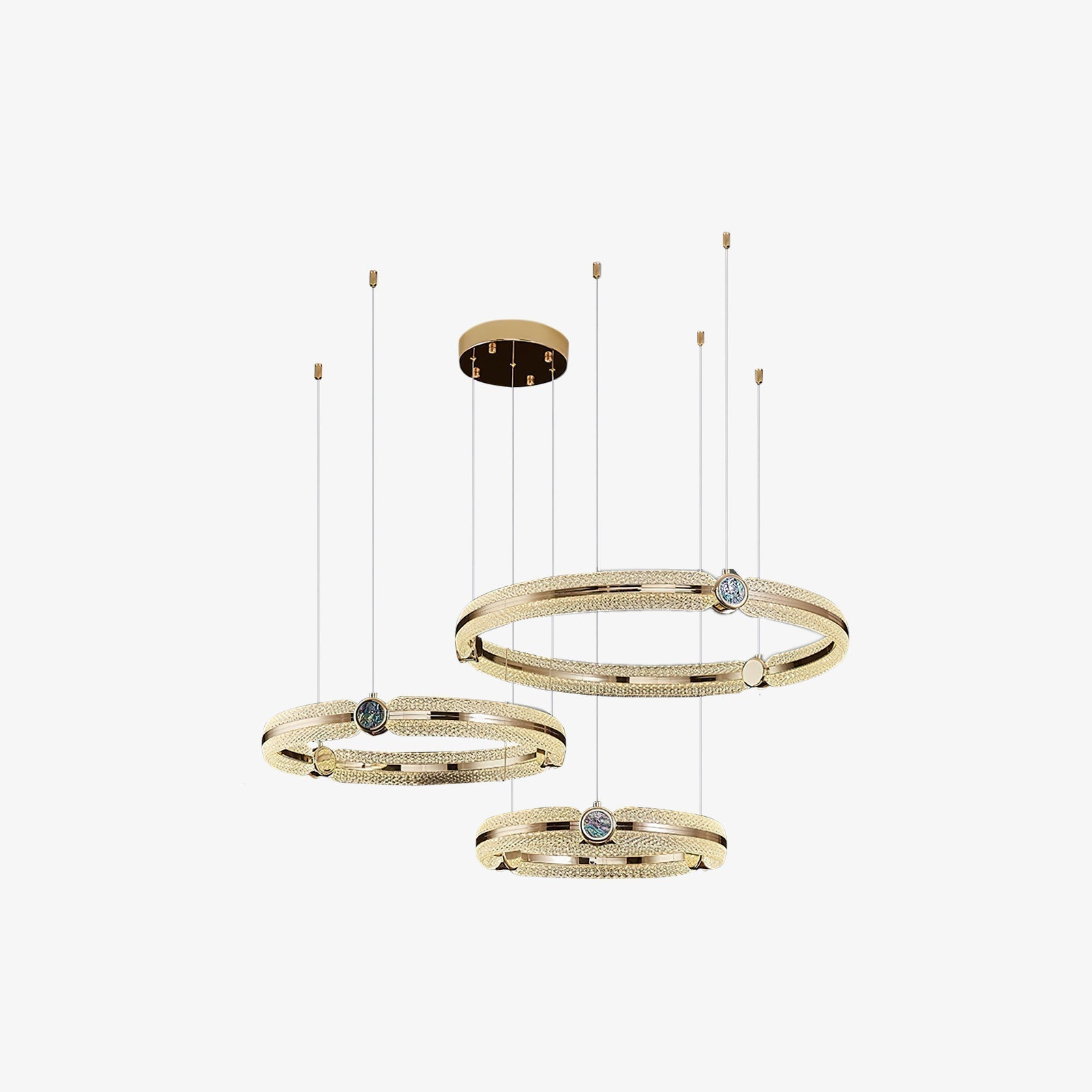 Aurora Chandelier Creative Ring - Lamp Outdoor