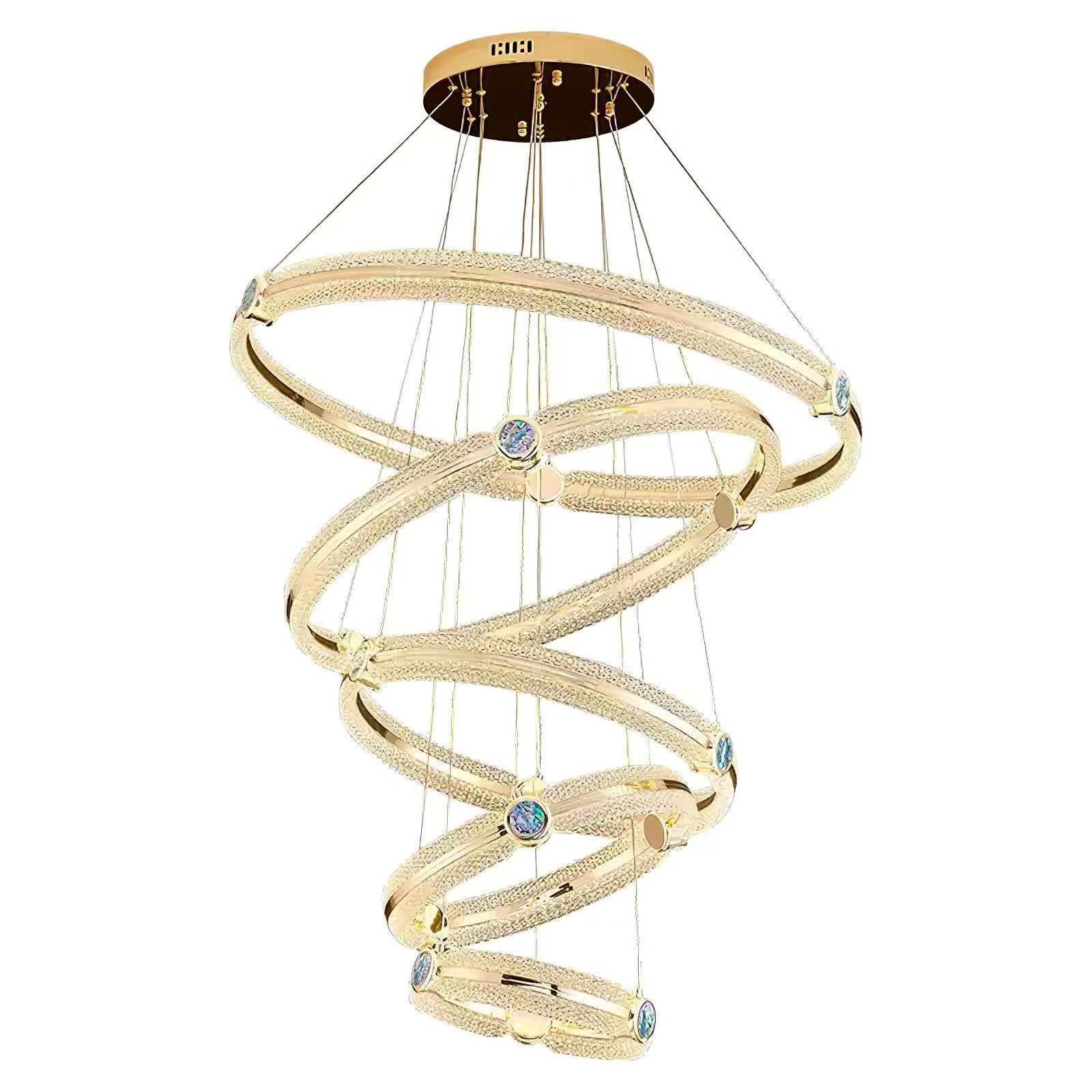 Aurora Chandelier Creative Ring - Lamp Outdoor