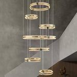 Aurora Chandelier Creative Ring - Lamp Outdoor
