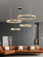 Aurora Chandelier Creative Ring - Lamp Outdoor