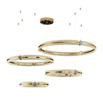 Aurora Chandelier Creative Ring - Lamp Outdoor