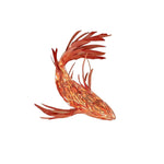 Vamararae Crimson Swirl Koi Pendant Light - Lamp Outdoor