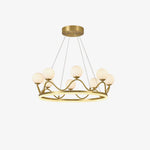 Crown Brass Chandelier - Lamp Outdoor