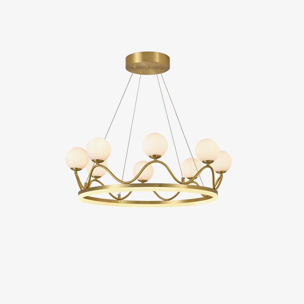 Crown Brass Chandelier - Lamp Outdoor