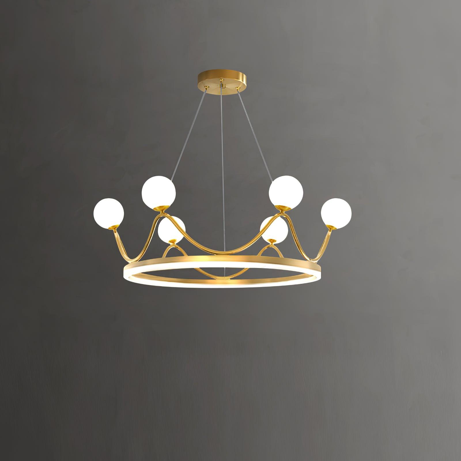 Crown Brass Chandelier - Lamp Outdoor