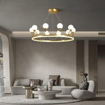 Crown Brass Chandelier - Lamp Outdoor