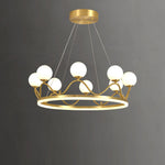 Crown Brass Chandelier - Lamp Outdoor
