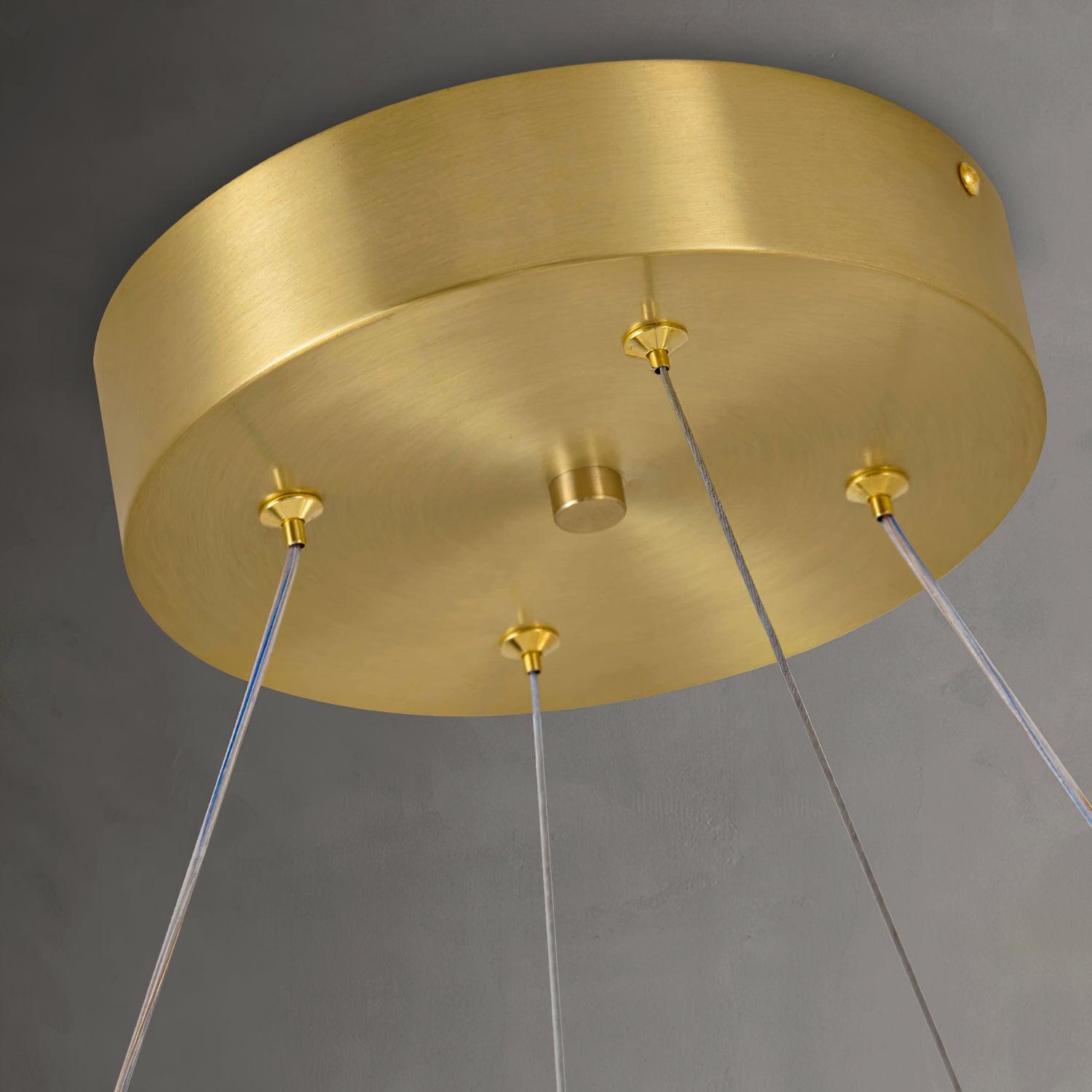 Crown Brass Chandelier - Lamp Outdoor