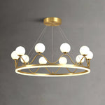 Crown Brass Chandelier - Lamp Outdoor