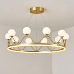 Crown Brass Chandelier - Lamp Outdoor