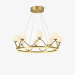 Crown Brass Chandelier - Lamp Outdoor
