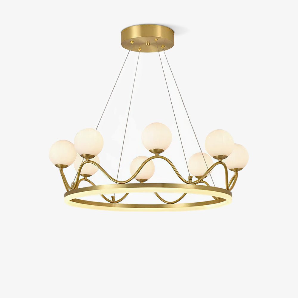 Crown Brass Chandelier - Lamp Outdoor