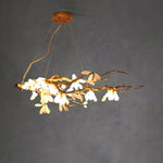 Lustra Chandelier Branch Stone Organic - Lamp Outdoor