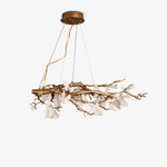 Lustra Chandelier Branch Stone Organic - Lamp Outdoor