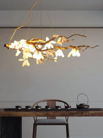 Lustra Chandelier Branch Stone Organic - Lamp Outdoor