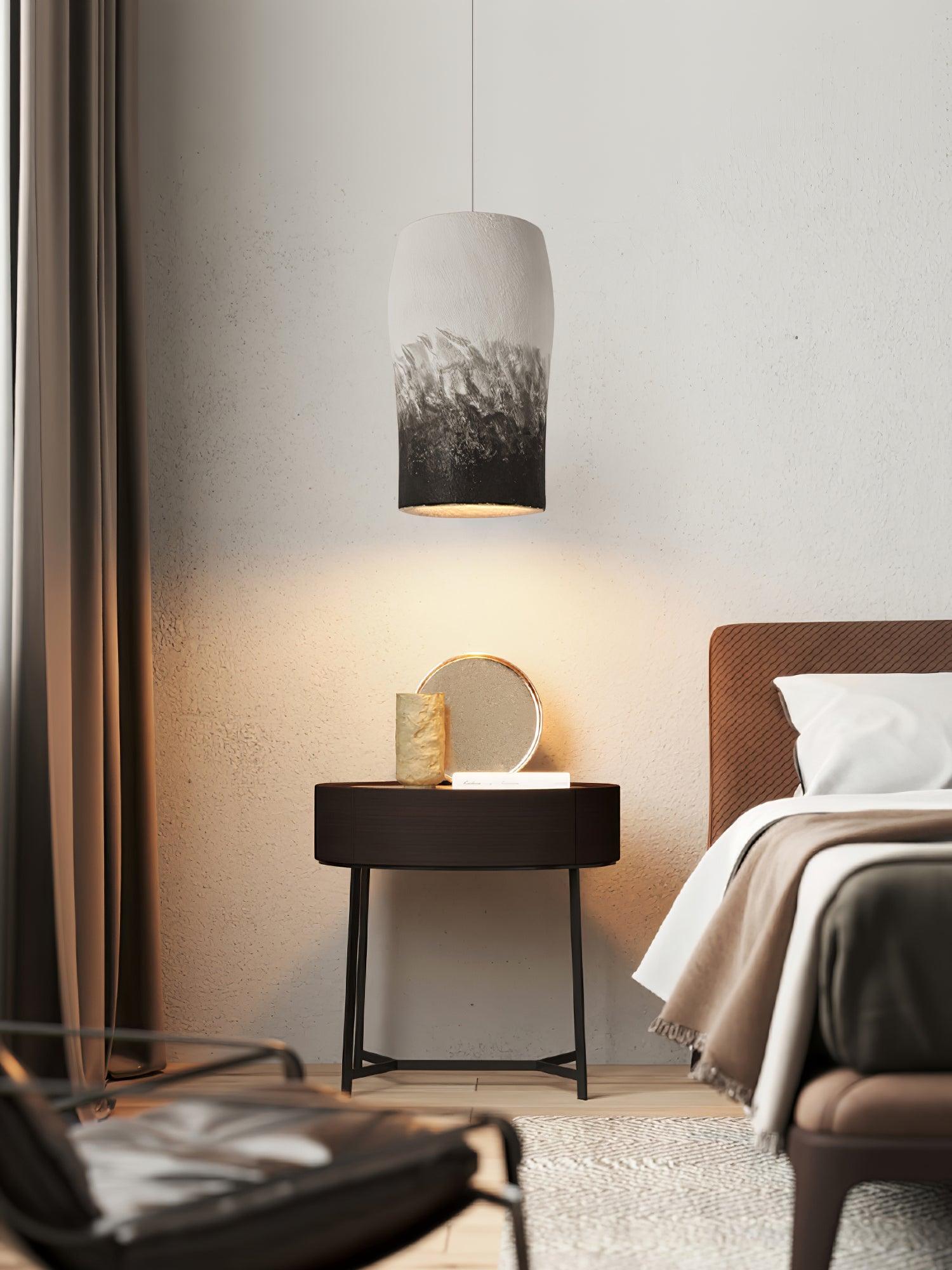 Ceraeion Modern Minimalist Crust Thin Metal Pendant Lamp - Lamp Outdoor