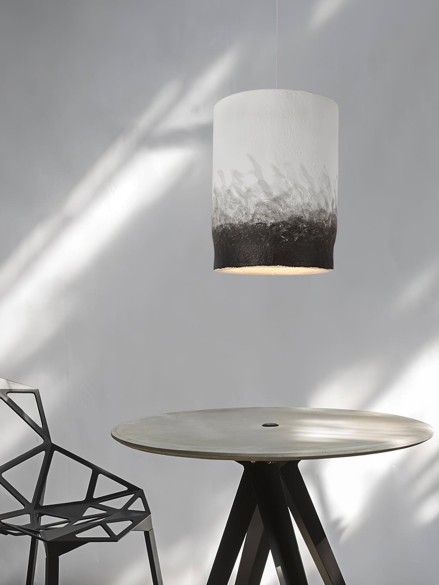 Ceraeion Modern Minimalist Crust Thin Metal Pendant Lamp - Lamp Outdoor