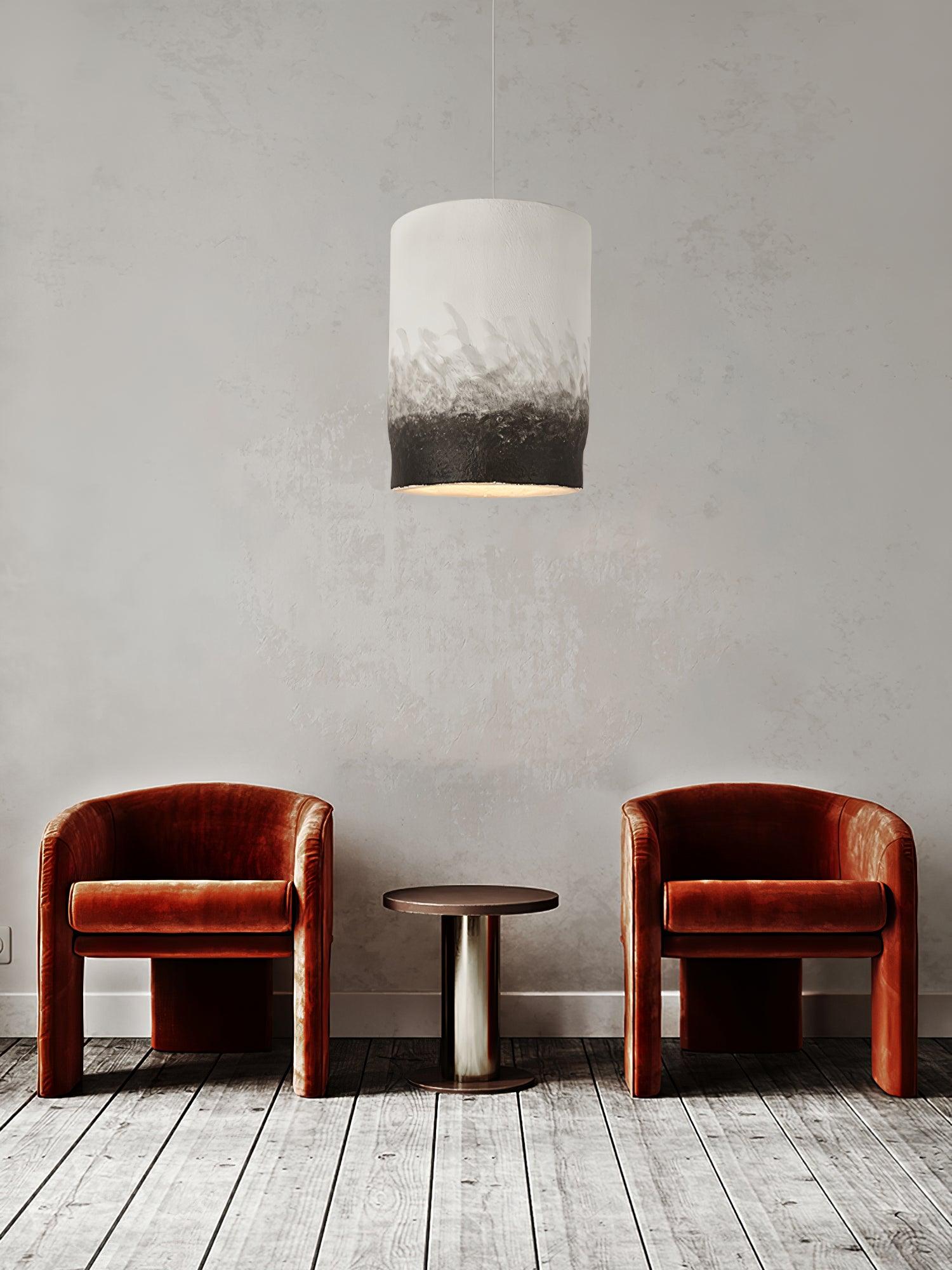 Ceraeion Modern Minimalist Crust Thin Metal Pendant Lamp - Lamp Outdoor