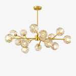 Crystal Ball Round Cluster Chandelier - Lamp Outdoor