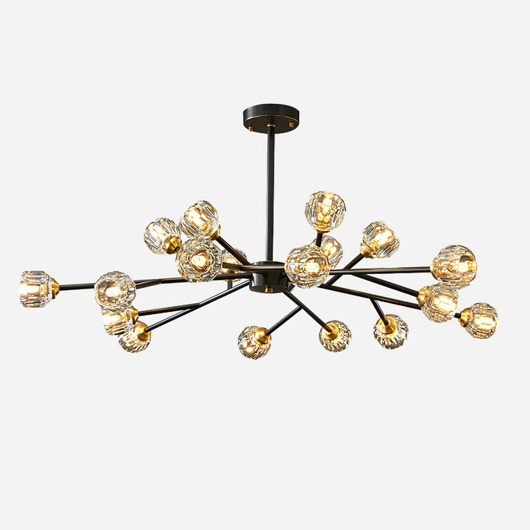 Crystal Ball Round Cluster Chandelier - Lamp Outdoor