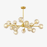 Crystal Ball Round Cluster Chandelier - Lamp Outdoor