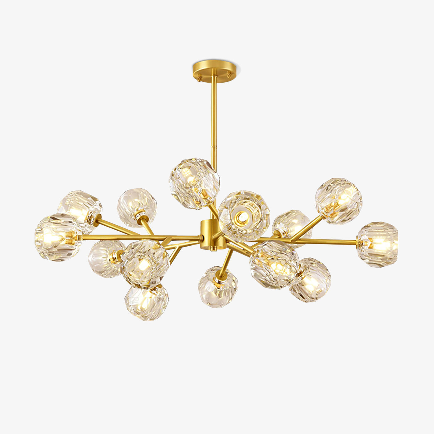 Crystal Ball Round Cluster Chandelier - Lamp Outdoor