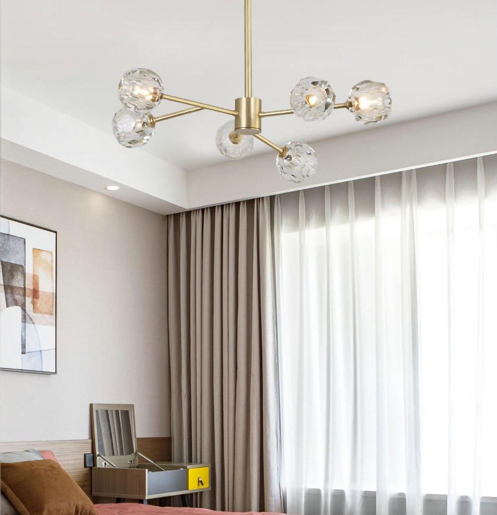 Crystal Ball Round Cluster Chandelier - Lamp Outdoor