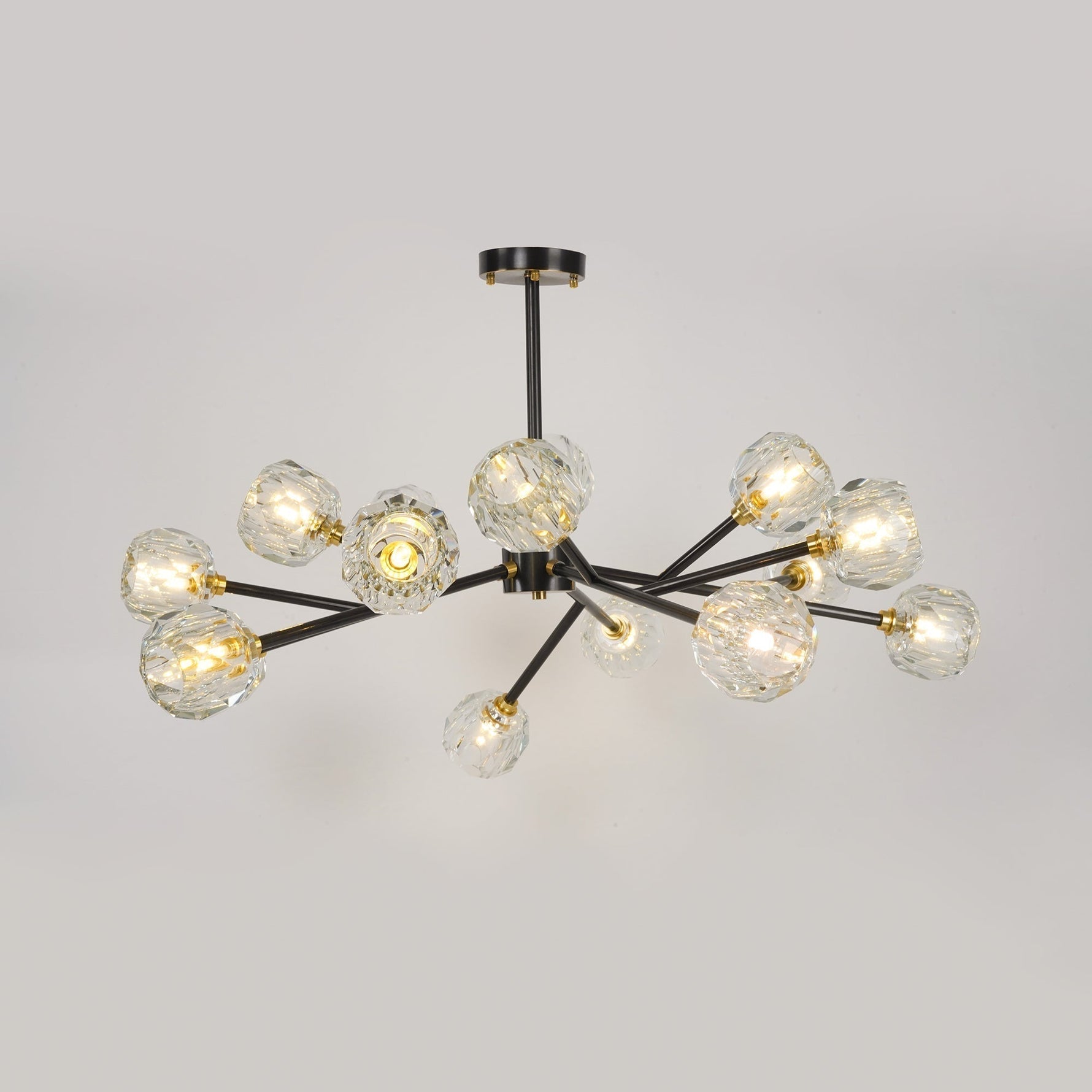 Crystal Ball Round Cluster Chandelier - Lamp Outdoor
