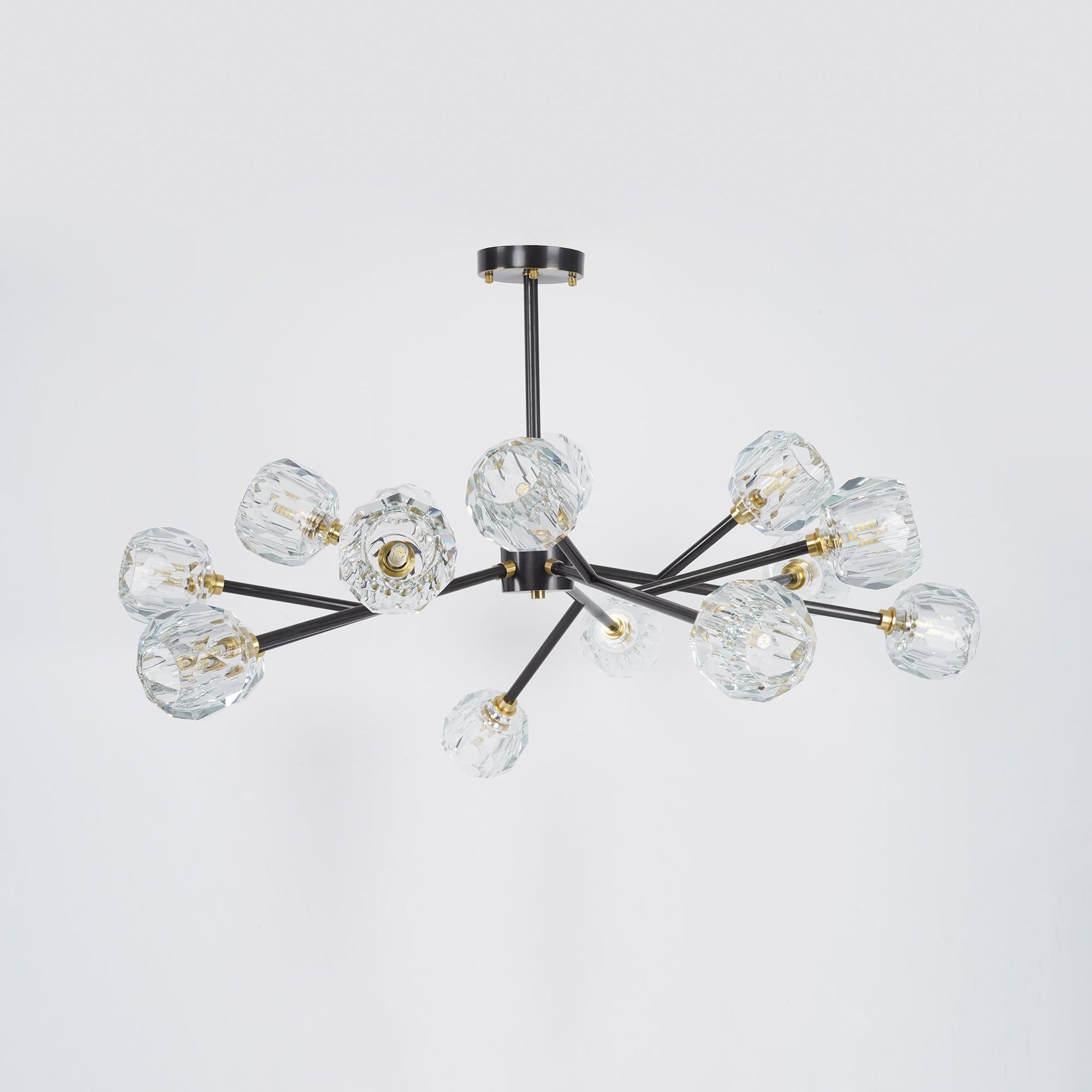Crystal Ball Round Cluster Chandelier - Lamp Outdoor