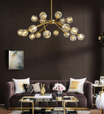 Crystal Ball Round Cluster Chandelier - Lamp Outdoor