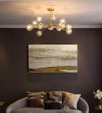 Crystal Ball Round Cluster Chandelier - Lamp Outdoor