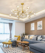 Crystal Ball Round Cluster Chandelier - Lamp Outdoor