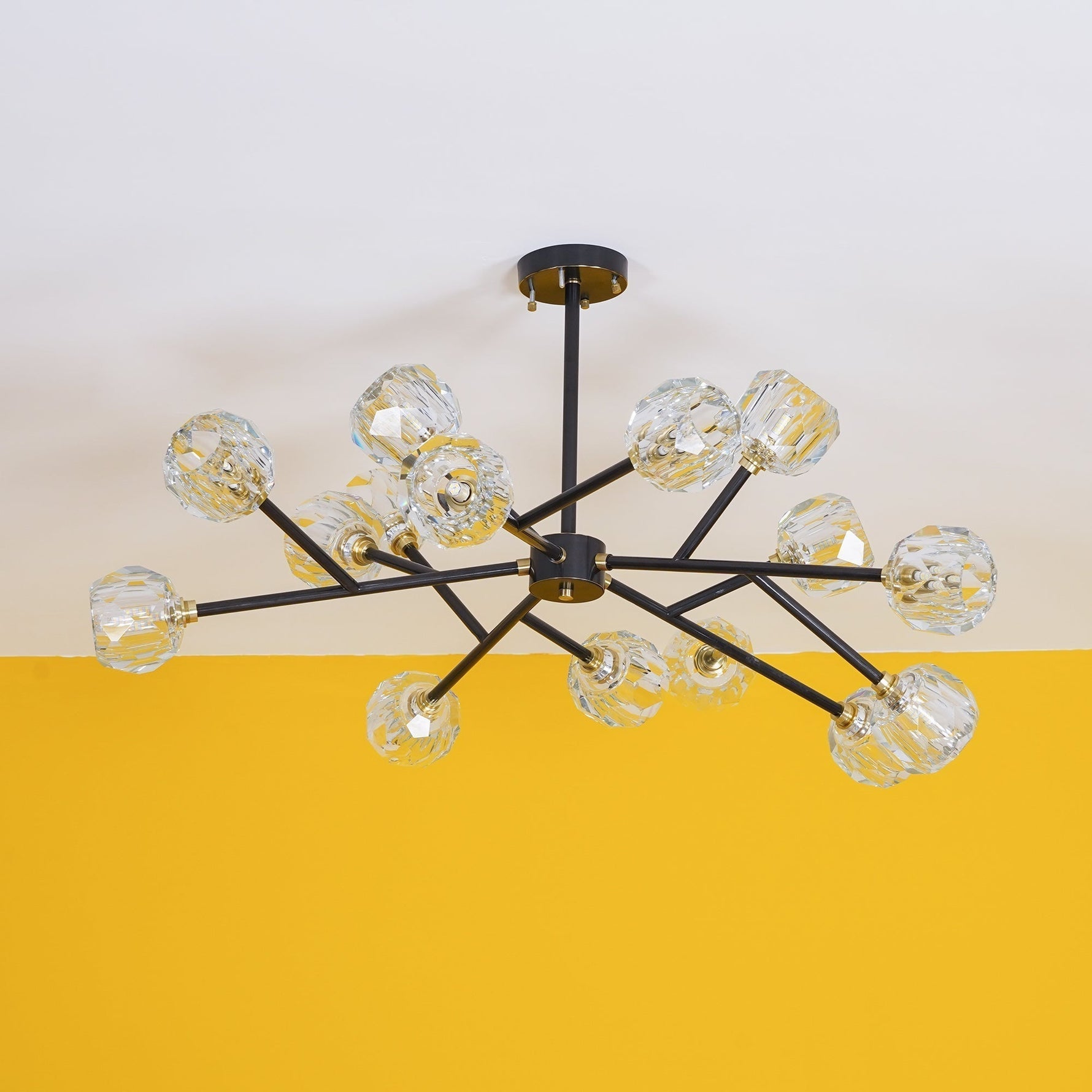 Crystal Ball Round Cluster Chandelier - Lamp Outdoor
