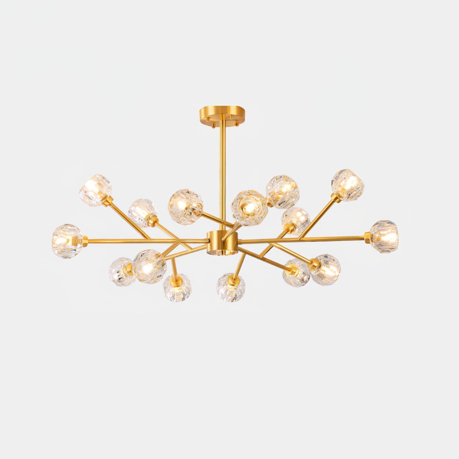 Crystal Ball Round Cluster Chandelier - Lamp Outdoor