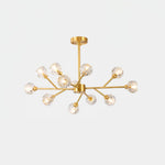 Crystal Ball Round Cluster Chandelier - Lamp Outdoor