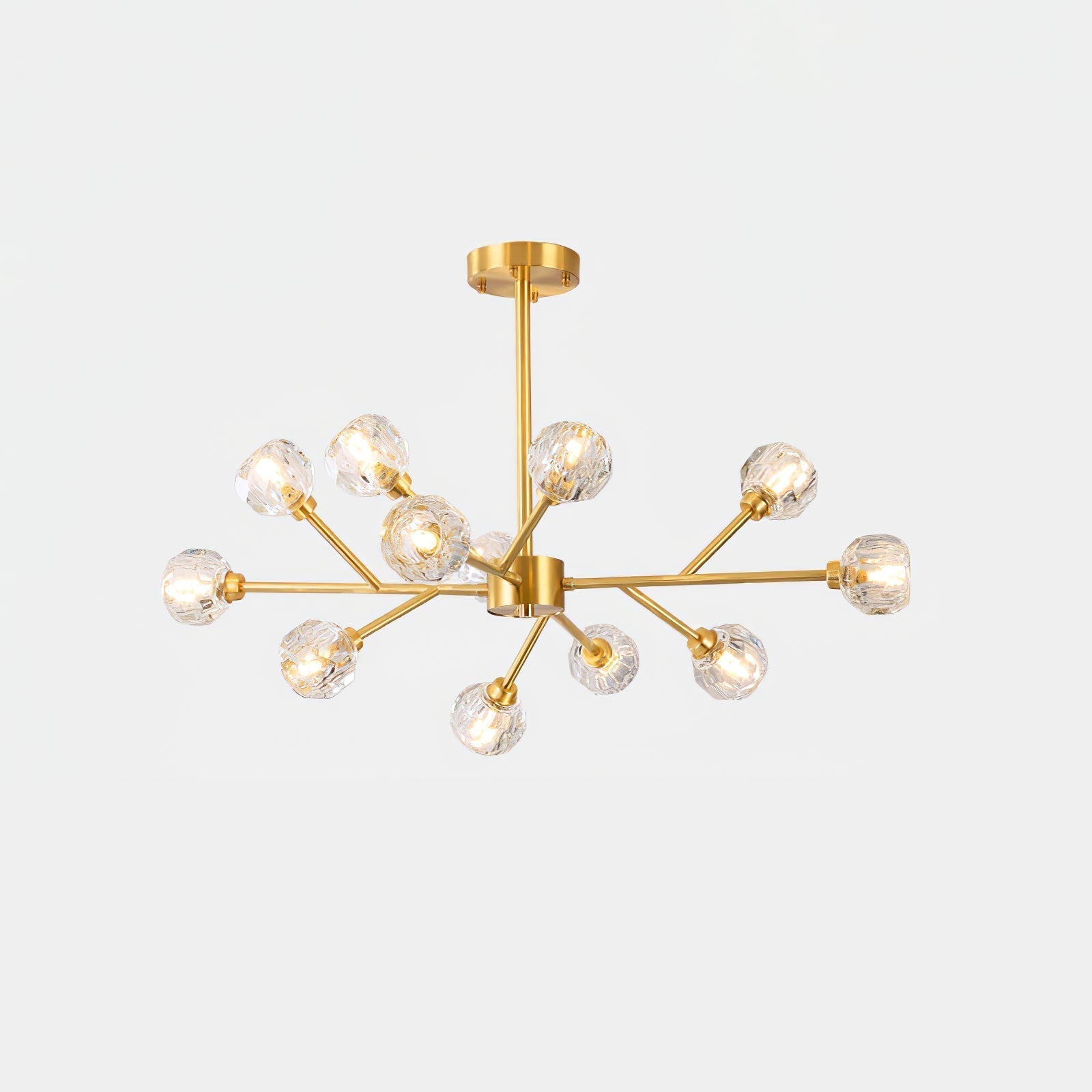 Crystal Ball Round Cluster Chandelier - Lamp Outdoor
