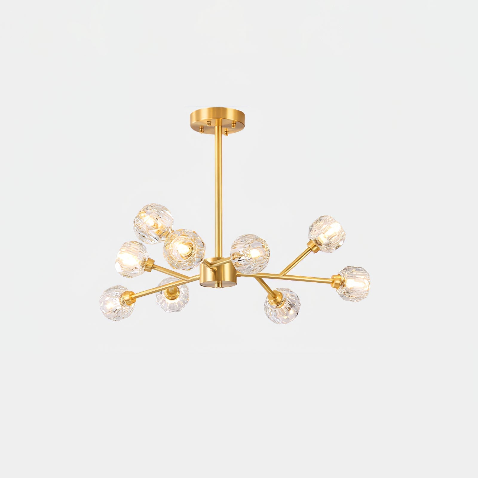 Crystal Ball Round Cluster Chandelier - Lamp Outdoor