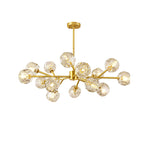 Crystal Ball Round Cluster Chandelier - Lamp Outdoor