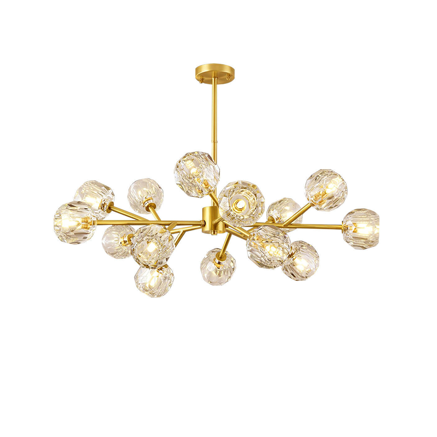 Crystal Ball Round Cluster Chandelier - Lamp Outdoor