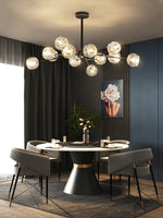 Crystal Ball Round Cluster Chandelier - Lamp Outdoor
