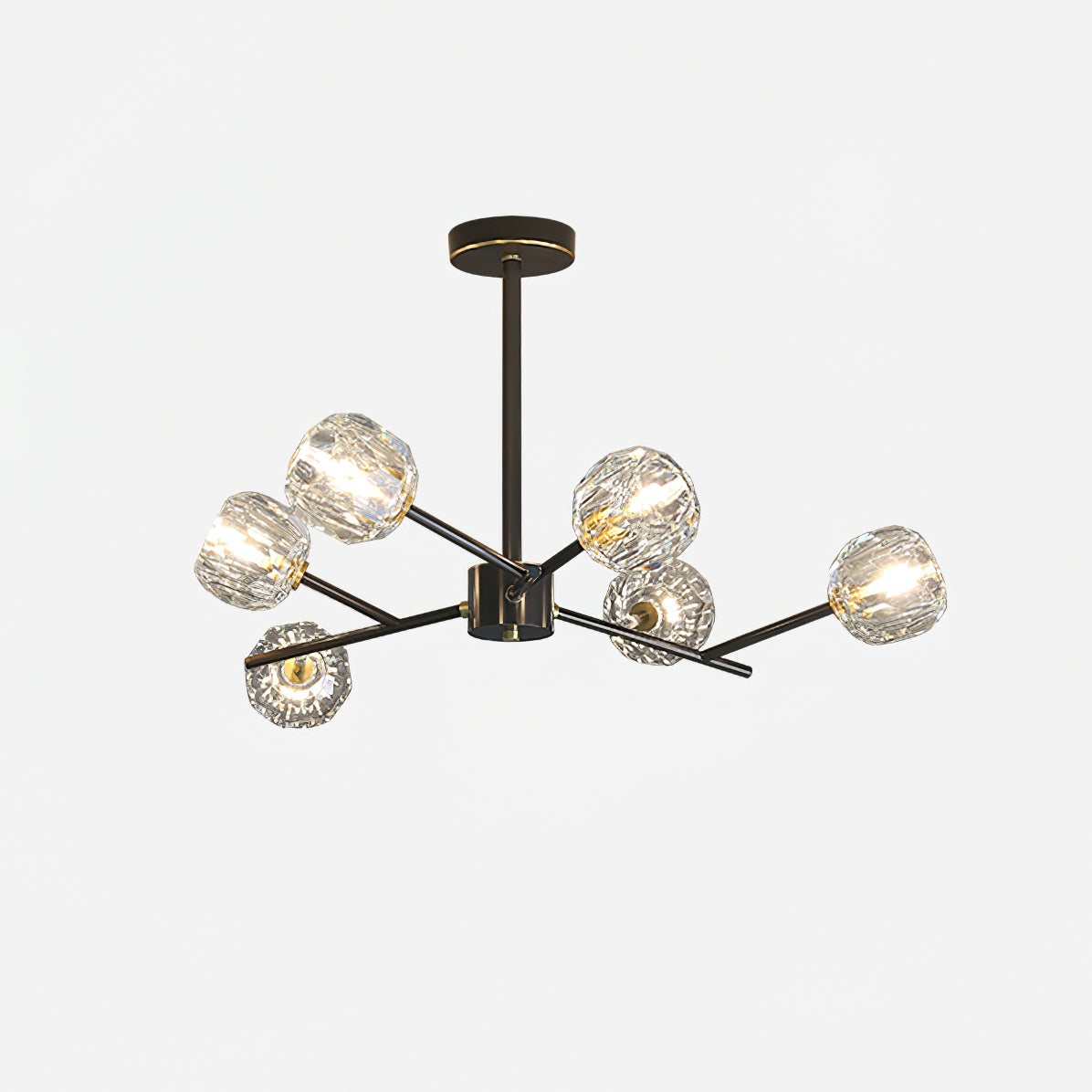 Crystal Ball Round Cluster Chandelier - Lamp Outdoor