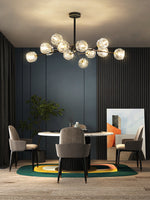Crystal Ball Round Cluster Chandelier - Lamp Outdoor