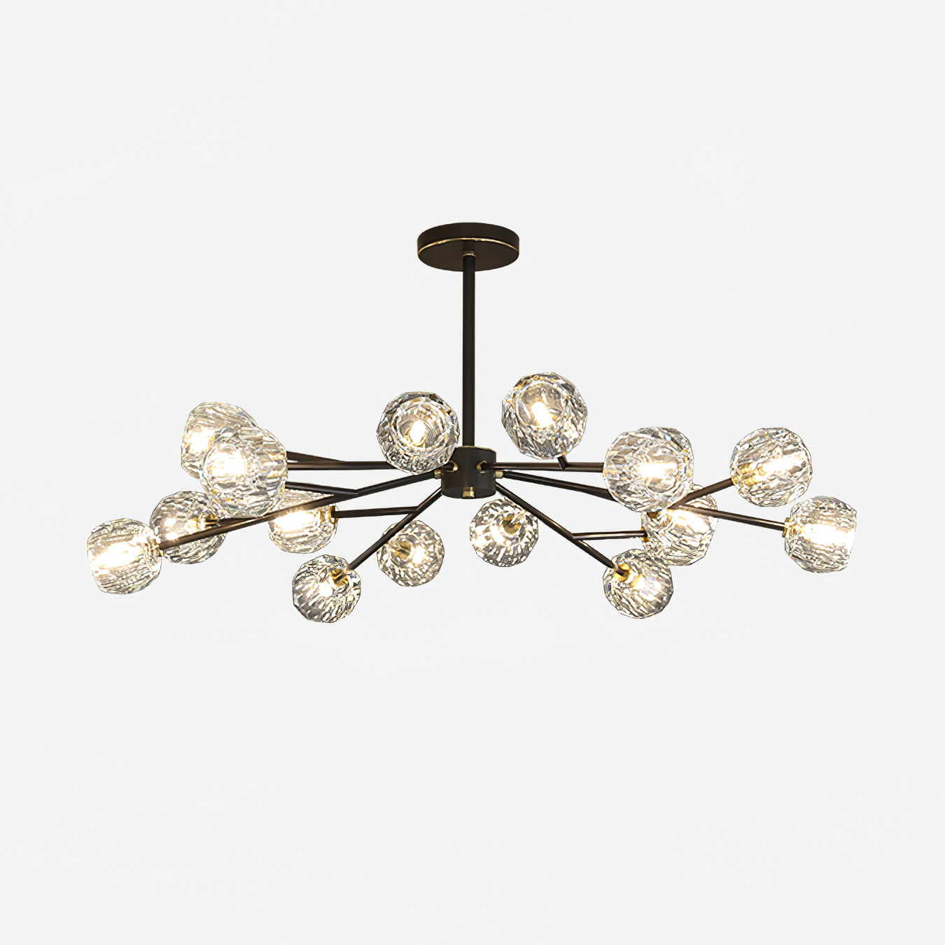 Crystal Ball Round Cluster Chandelier - Lamp Outdoor