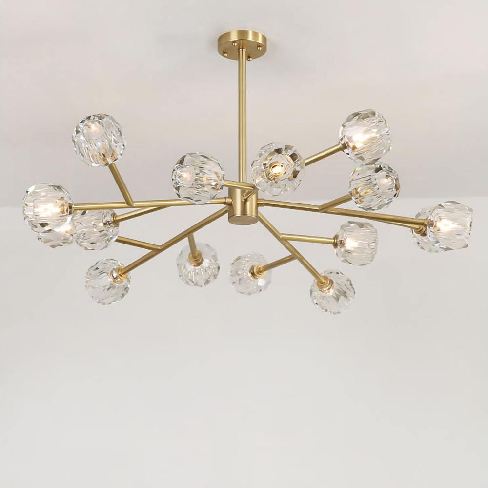 Crystal Ball Round Cluster Chandelier - Lamp Outdoor