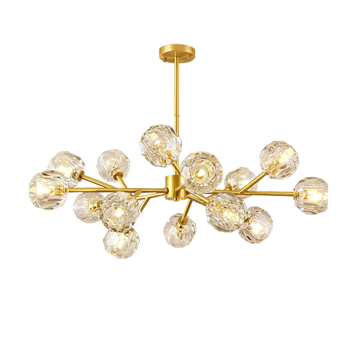 Crystal Ball Round Cluster Chandelier - Lamp Outdoor