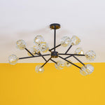 Crystal Ball Round Cluster Chandelier - Lamp Outdoor